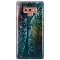Samsung Galaxy Note 9 Kılıf Cam Kırıkları Arka Kapak Koruma Desenli Full Koruyucu