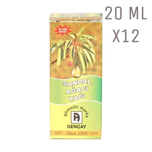 Sandal Ağacı Yağı 20ml X12 Adet