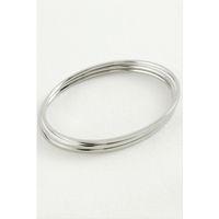 3 Adet Ajda Lüks Çelik Bilezik 65*2 mm