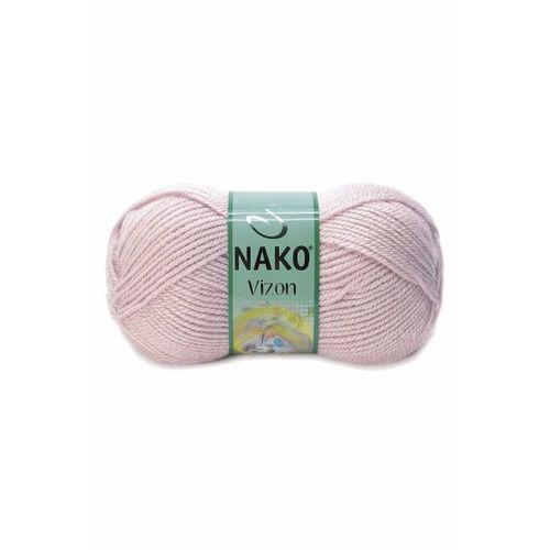 5 Adet Vizon Premium Akrilik El Örgü İpi Yünü Renk No:318 Gül Goncası