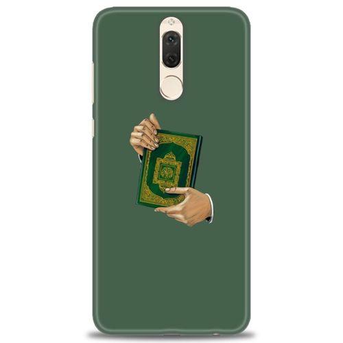 Huawei Mate 10 Lite Kılıf HD Baskılı Kılıf - Warning + Tam Ekran Koruyucu