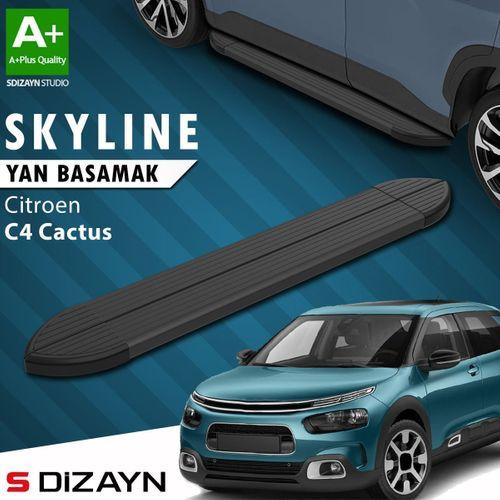 S-Dizayn Citroen C4 Cactus Skyline Siyah Yan Basamak 183 Cm 2014 Üzeri A+ Kalite