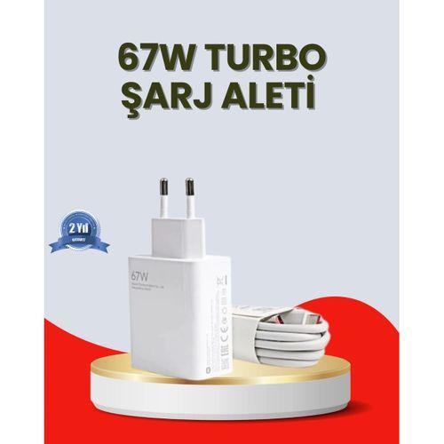 67 Watt Ultra Hızlı Şarj Adaptörü  Redmi 9 10 12c Uyumlu