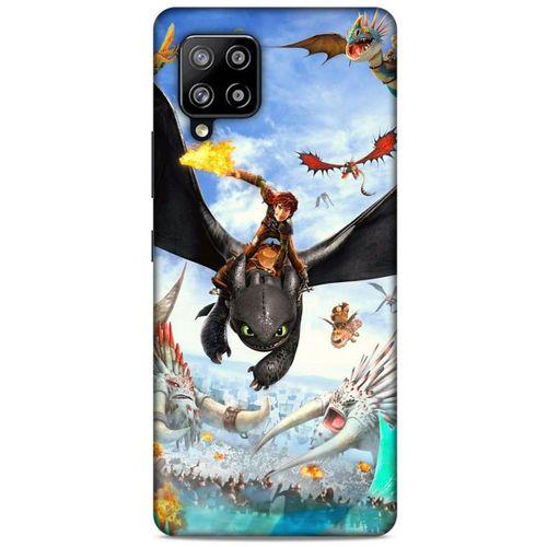 Samsung Galaxy A12 Kılıf Dragons (32) Soft Silikon Kılıf Ejderhanı Nasıl Eğitirsin