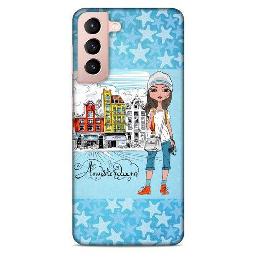 Lopard Samsung Galaxy S21 Uyumlu Kılıf Sokak Modası (100) Shockproof Kılıf