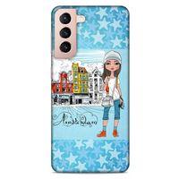 Lopard Samsung Galaxy S21 Uyumlu Kılıf Sokak Modası (100) Shockproof Kılıf