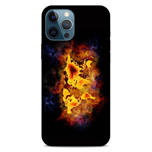 Lopard Apple iPhone 12 Pro Max Uyumlu Kılıf FireX (43) Thin Fit Kılıf Dünya Haritası