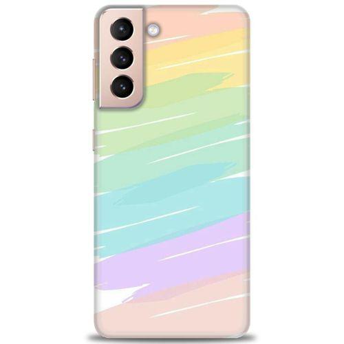 Samsung Galaxy S21 Plus Kılıf HD Baskılı Kılıf - Renk Paleti + Tam Ekran Koruyucu