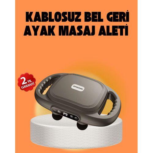 Şarjlı 6 Başlıklı Masaj Tabancası 2000 mAh Sessiz Güçlü Motor