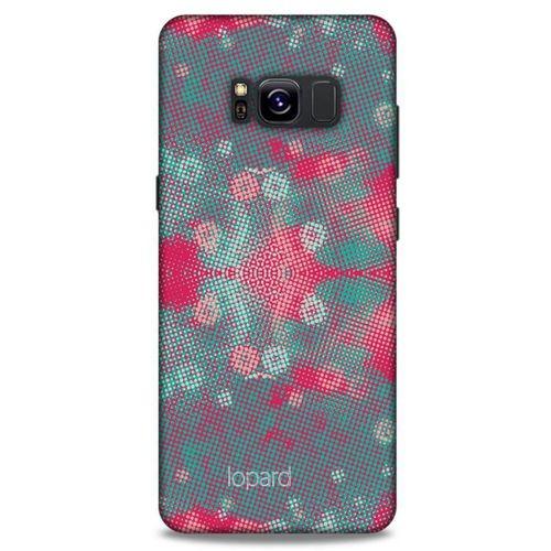 Samsung Galaxy S8 Kılıf Pastel Renkler (48) Bumper Kılıf Pembe Yeşil