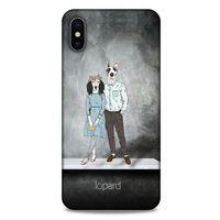 Apple iPhone XS Max Kılıf FunnyMaX (46) Core Armor Kılıf Antrasit Köpek