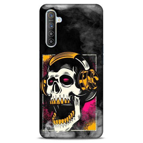 Lopard Oppo Realme XT Uyumlu Kılıf Tattoo's (10) Full Koruma Kılıfı Turuncu
