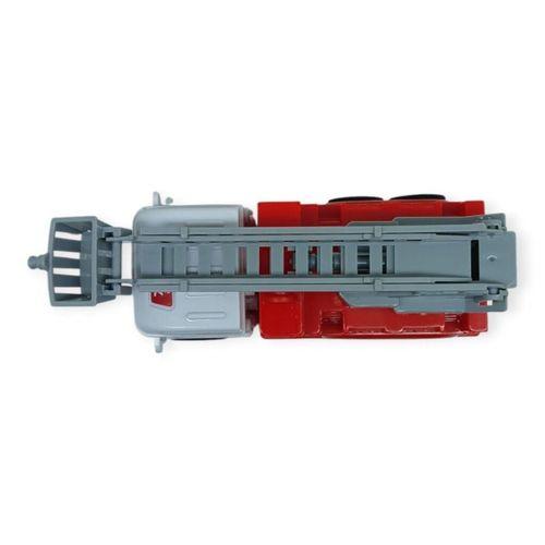 İş Makinaları Serisi - Sürtmeli İtfaiye Aracı 12 cm  - Merdiven