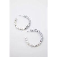 Zirkon Taşlı Küpe - Gümüş