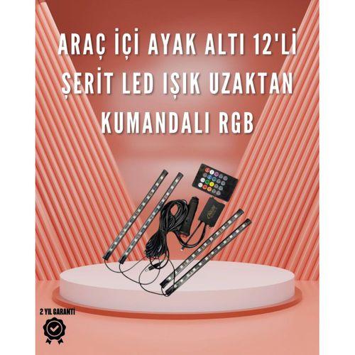 12v Led Işık Seti – Kumandalı Ve Renk Ayarlı