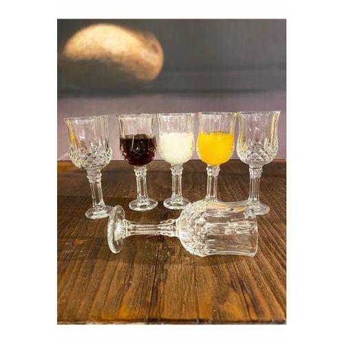 6'lı Larin Kahve Yanı Su Bardağı Şeffaf Renk Royaleks-70682