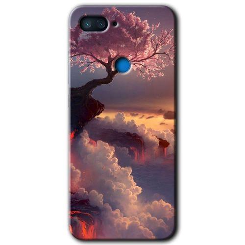 Xiaomi Mi 8 Lite Kılıf HD Desen Baskılı Arka Kapak+Temperli Cam - Uçurumdaki Hayat