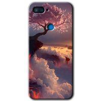 Xiaomi Mi 8 Lite Kılıf HD Desen Baskılı Arka Kapak+Temperli Cam - Uçurumdaki Hayat