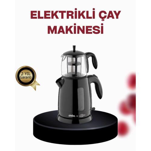 Cam Demlikli 20 Bardak Kapasiteli Elektrikli Çaycı