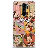 Xiaomi Redmi Note 8 Pro Kılıf HD Baskılı Kılıf - I Love Mickey + Tam Ekran Koruyucu