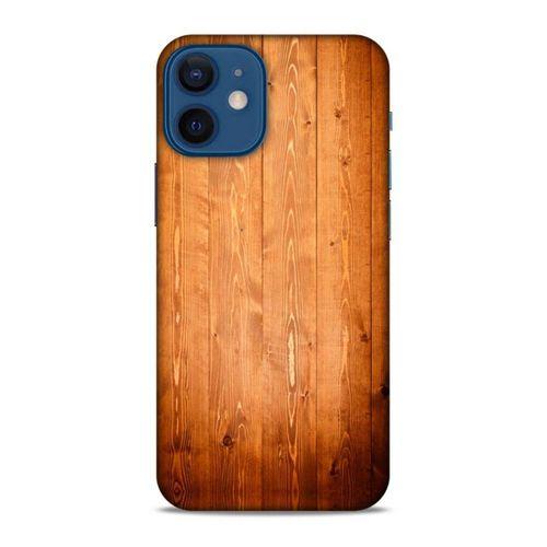 Lopard Apple iPhone 12 Mini Uyumlu Kılıf Wood'X (8) Baskılı Kılıf Desenli