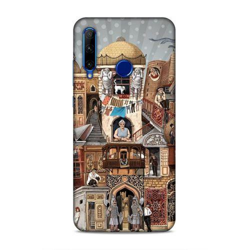 Huawei Honor 20 Lite Uyumlu Kılıf Azarbaijan (49) Ultra Silikon Kılıf Şehir Simgeleri