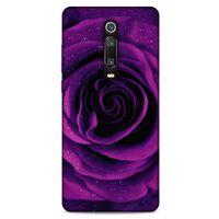 Xiaomi Mi 9T Pro Uyumlu Kılıf Mor Delisi (37) Silicone Cover Gül