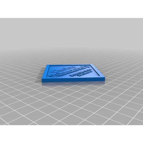 Pinewood Derby Kupası Plakası Cubmaster'ın Seçimi 3D Baskı (Bu ürün Sadece Plastik parçadır - Almadan Önce Soru Sorabilirsiniz)
