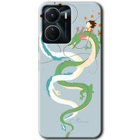 Vivo Y16 Kılıf HD Desen Baskılı Arka Kapak - Snake Friendship