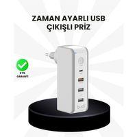 Akıllı Zaman Ayarlı Şarj Cihazı Güvenli Ve Enerji Tasarruflu