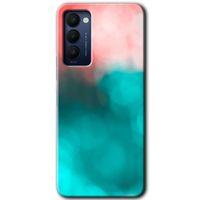 Tecno Camon 18P HD Baskılı Kılıf + 9D Tam Ekran Koruyucu - Flu Işık