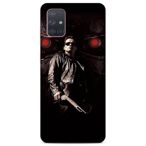 Lopard Samsung Galaxy A71 Uyumlu Kılıf IMDB Film (42) Rugged Armor Kılıf Terminator