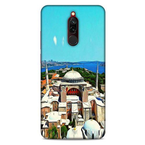 Xiaomi Redmi 8 Kılıf Dünya Mimarisi (10) Full Koruma Kılıfı Ayasofya