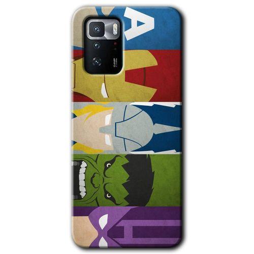 Poco x3 GT Kılıf Baskılı Arka Kapak - Avengers-1 +Tam Ekran Koruyucu