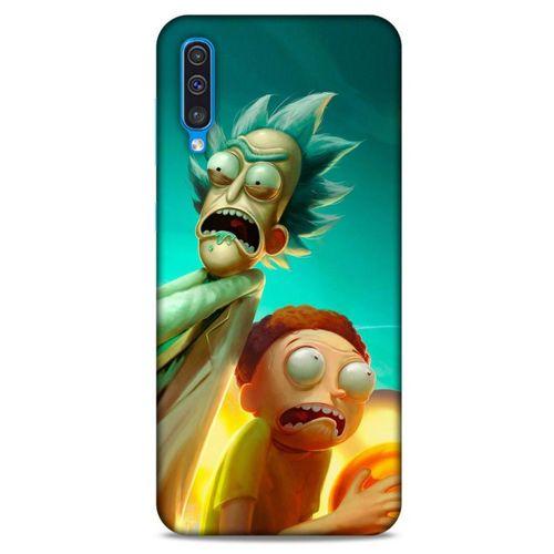 Samsung Galaxy A30s Uyumlu Kılıf Rick And Morty (24) Darbe Emici Kılıf Frank Palicky