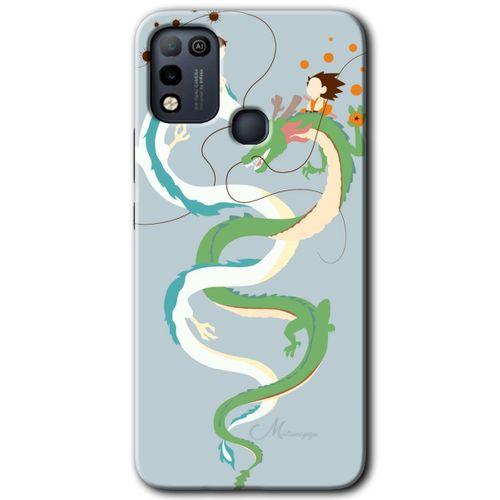 İnfinix Hot 10 Play Kılıf HD Desen Baskılı Arka Kapak - Snake Friendship