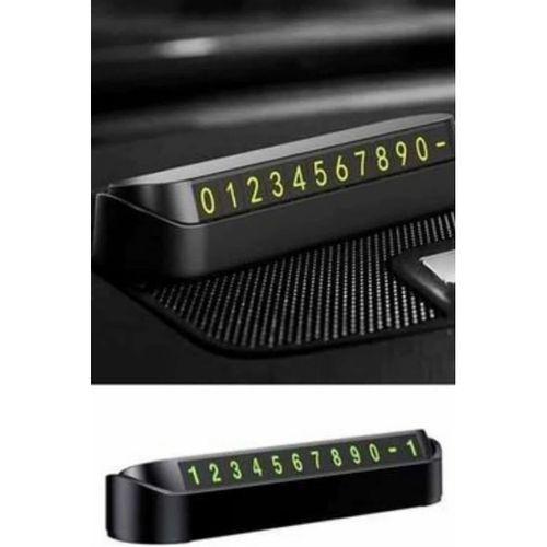 Araç İçi Numaratör Numaralık Oto Cam Kartı Fosforlu Numaratör