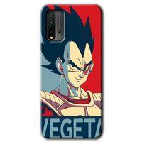 BeRa Aksesuar Xiaomi Redmi 9T Kılıf Baskılı Kapak - Vegeta +Tam Kaplayan Mat Seramik