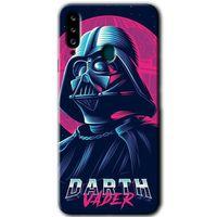 MRCİLETİSİM Samsung Galaxy A20s Kılıf Baskılı Kapak - Darth Vader +Tam Kaplayan Mat Seramik