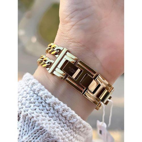 Jg.Polo Club Çelik Kasa & Kordon Kararma Ve Renk Atma Yapmaz Kadın Kol Saati+Bileklik JG04244.5