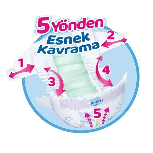 Molfix Mega Paket Bebek Bezi 4 Beden 7-14 Kg 128 Adet