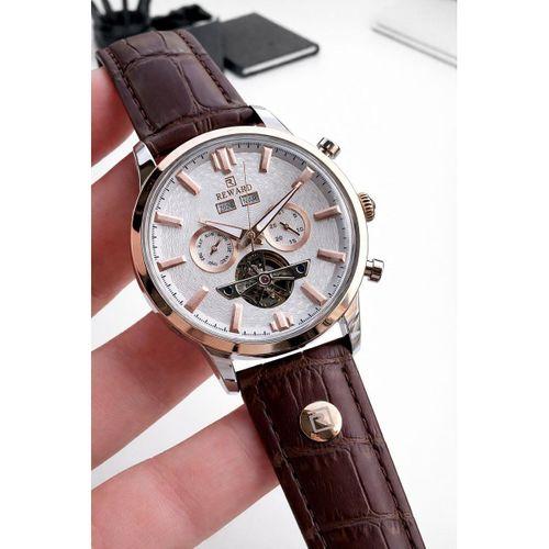 Reward İtalyan Bileklik Hediyeli Deri Kordon Otomatik Mekanizma 5 Atm Erkek Kol Saati W.147667.4