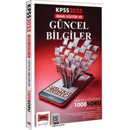 2025 KPSS Genel Kültür Güncel Bilgiler Tamamı Çözümlü 1000 Soru Yargı Yayınları