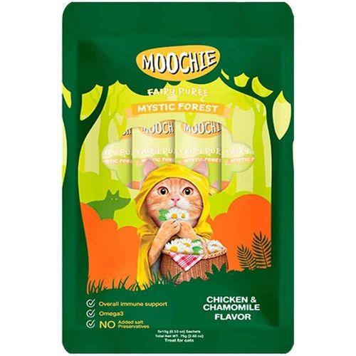 Moochie Sıvı Kedi Ödülü Tavuk-Papatya 5x15 Gr