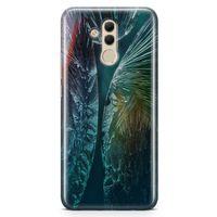 Huawei Mate 20 Lite Kılıf Cam Kırıkları Arka Kapak Koruma Desenli Full Koruyucu