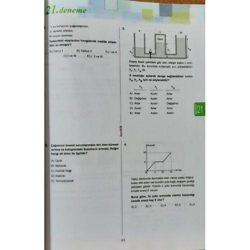 KAREKÖK YAYINLARI YKS 1. OTURUM TYT FİZİK DENEMELERİ
