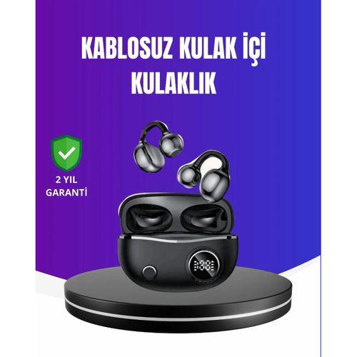 Ergonomik Klipsli Kablosuz Kulaklık – 30 Saat Pil Ve Dokunmatik Kontrol Özelliği