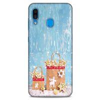 Samsung Galaxy A30 Kılıf Snowix (10) Full Koruma Kılıfı Kahve