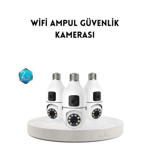 Ampul Tipi Wifi Kamera 2mp Lensli Full Hd Görüntü Ve Akıllı Hareket Algılama
