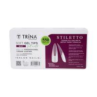 Soft Jel Takma Tırnak - Stilletto (Full Mat) 550' Li - 23